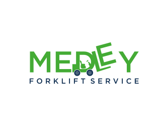 Medley Forklift Service logo design by ammad