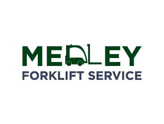 Medley Forklift Service logo design by twomindz