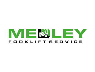 Medley Forklift Service logo design by ammad