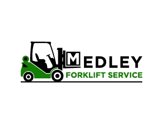 Medley Forklift Service logo design by udinjamal