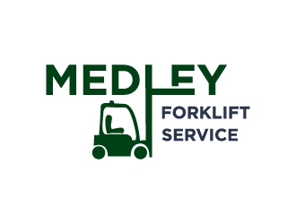 Medley Forklift Service logo design by twomindz