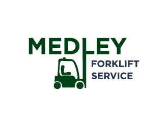 Medley Forklift Service logo design by twomindz