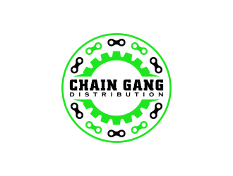 chain gang distribution logo design by BlessedArt