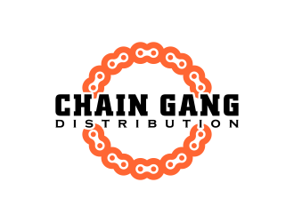 chain gang distribution logo design by BlessedArt