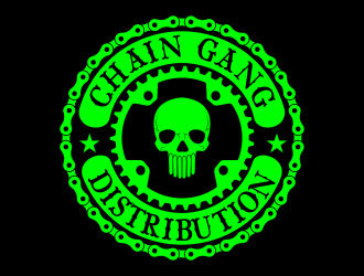 chain gang distribution logo design by beejo