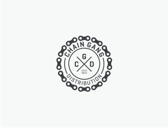 chain gang distribution logo design by Susanti