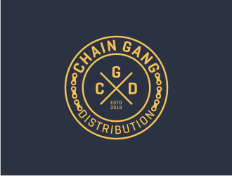 chain gang distribution logo design by Susanti