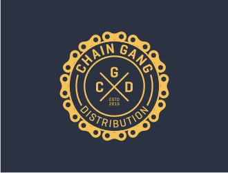 chain gang distribution logo design by Susanti