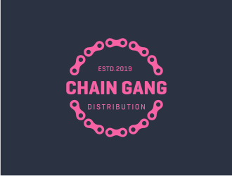 chain gang distribution logo design by Susanti