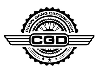 chain gang distribution logo design by Suvendu