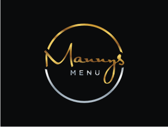 Mannys Menu logo design by bricton