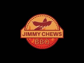 Jimmy Chews BBQ logo design by bcendet