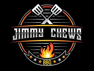 Jimmy Chews BBQ logo design by uttam