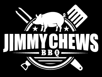 Jimmy Chews BBQ logo design by AamirKhan