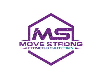 Move Strong Fitness Factory logo design by Greenlight