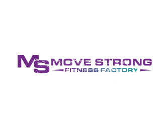 Move Strong Fitness Factory logo design by Greenlight