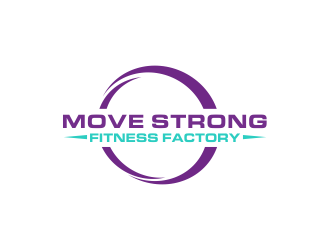 Move Strong Fitness Factory logo design by Greenlight
