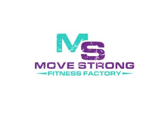 Move Strong Fitness Factory logo design by Greenlight