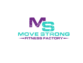 Move Strong Fitness Factory logo design by Greenlight
