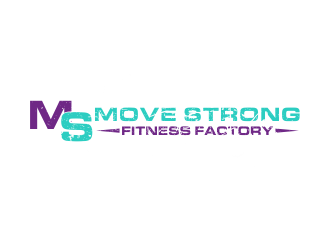 Move Strong Fitness Factory logo design by Greenlight