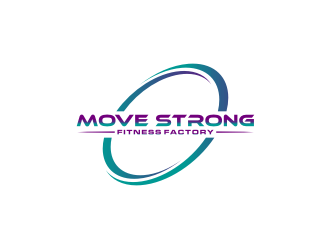 Move Strong Fitness Factory logo design by johana