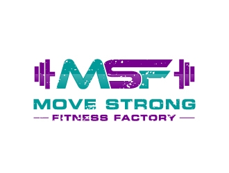 Move Strong Fitness Factory logo design by labo