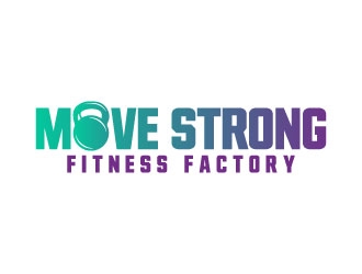 Move Strong Fitness Factory logo design by daywalker