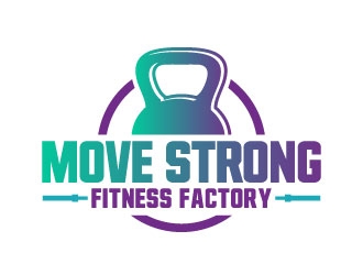 Move Strong Fitness Factory logo design by daywalker