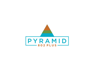 Pyramid 802 Plus logo design by bricton
