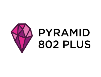 Pyramid 802 Plus logo design by p0peye