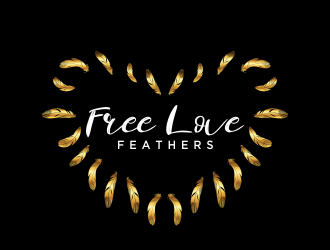 Free Love Feathers logo design by afra_art