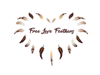 Free Love Feathers logo design by LogoInvent