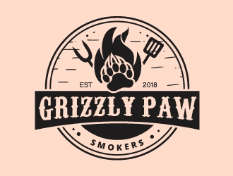 Grizzly Paw Smokers logo design by shravya