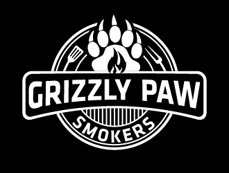 Grizzly Paw Smokers logo design by logy_d