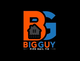 Big Guy Pipe Rail Tie  logo design by zubi
