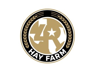 4R Hay Farm logo design by MarkindDesign