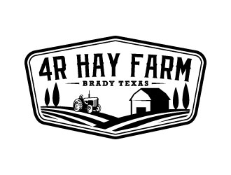 4R Hay Farm logo design by daywalker