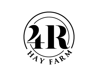 4R Hay Farm logo design by Erasedink