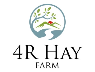 4R Hay Farm logo design by jetzu