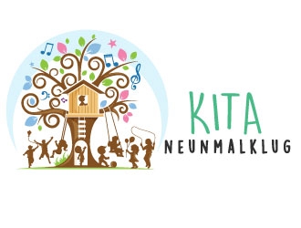 KITA neunmalklug logo design by Suvendu