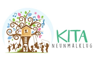 KITA neunmalklug logo design by Suvendu