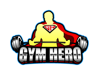 Gym Hero logo design by lestatic22