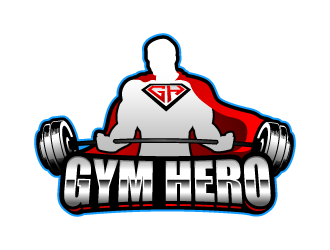 Gym Hero logo design by lestatic22