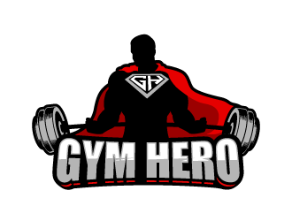 Gym Hero logo design by lestatic22