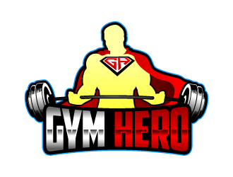 Gym Hero logo design by lestatic22