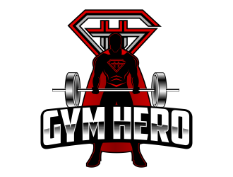 Gym Hero logo design by beejo