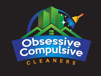 Obsessive Compulsive Cleaners  logo design by enan+graphics