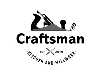 Craftsman Kitchens and Millwork  logo design by pollo
