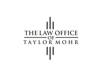 The Law Office of Taylor Mohr logo design by BintangDesign