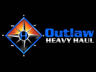 Outlaw Heavy Haul logo design by Suvendu
